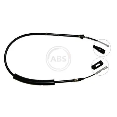 Cable de accionamiento, freno de estacionamiento A.B.S. K18516 Garantía De Devolución De Dinero